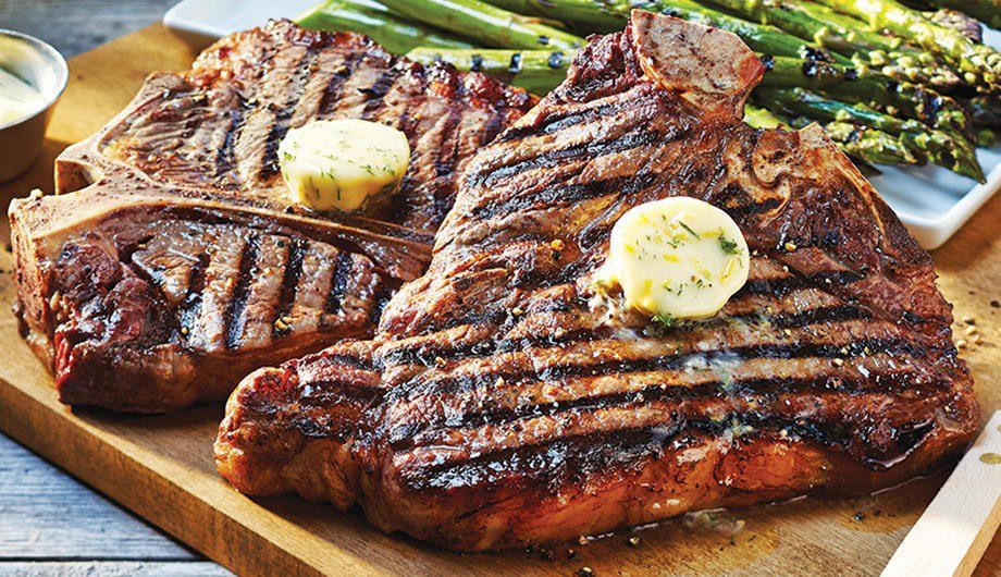 Delicious Angus T-Bone Steaks 1 Pkg, 2 steaks per Pkg.